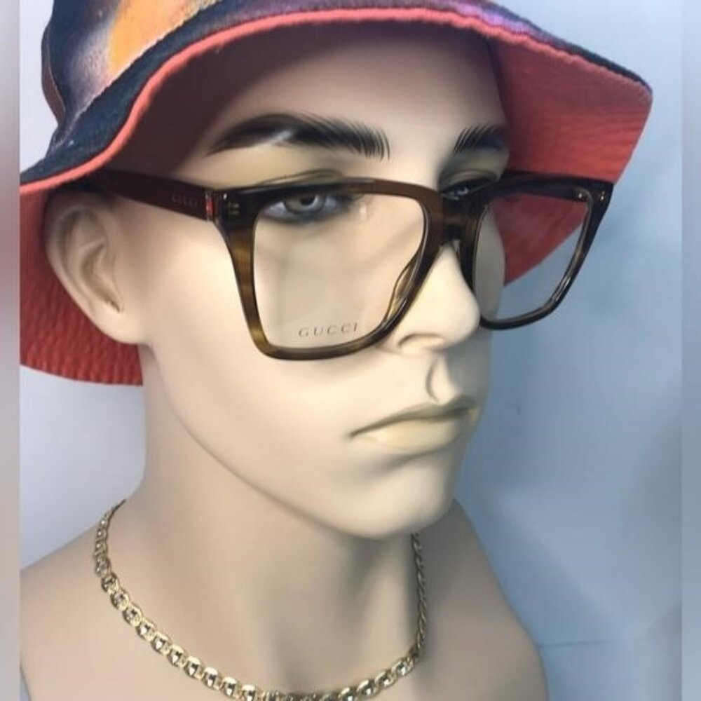 New Authentic GUCCI GG0452O 004 Oversized Eyeglasses
